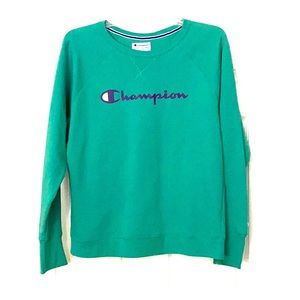 Green Champion sweatshirt